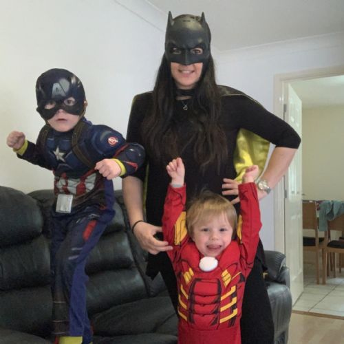 Mrs Murdoch and her little superheroess